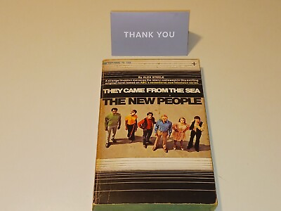 #ad The New People They Came From the Sea by Alex Steele 1969 paperback Tv Tie In VG $17.50