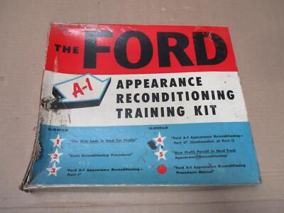 #ad 1959 Ford Salesman Training Kit Film Records $89.00