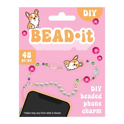 #ad Bead It DIY Phone Charm Kit Dog 48 Pieces $9.15
