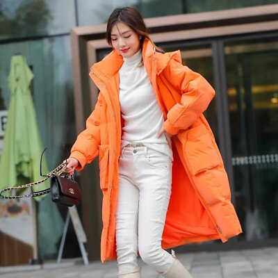 #ad New Winter Parkas for Women Jackets Coats Casual Long Warm Ski Puffer Jacket $240.64