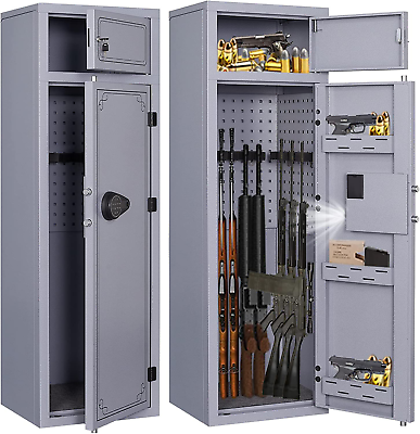 Gun Safe for Home Rifle Shotguns amp; Pistols Digital Keypad Double Storage Cabinet $539.99
