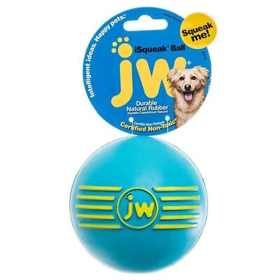 #ad LM JW Pet iSqueak Ball Rubber Dog Toy Large 4quot; Diameter $23.93