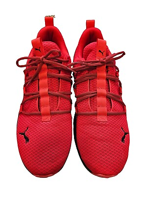 #ad PUMA Mens SOFTRIDE One4All Running Shoes LV5 High Risk Red Puma Black US:11.5 $30.00