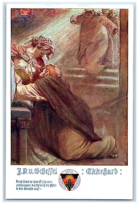 #ad c1920#x27;s Johan Joseph Albert Opera Ekkehart Austria Number 3 Begging Man Postcard $29.95
