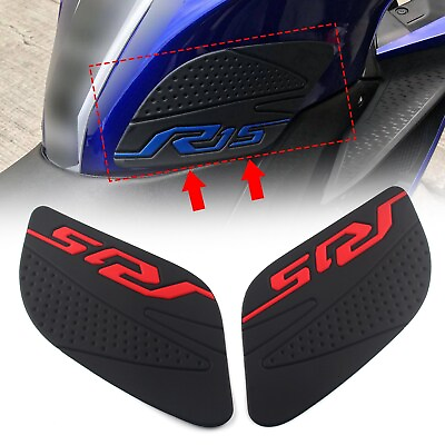 #ad Tank Gas Side Fuel Traction Decal Sticker Pad Protector for Yamaha YZF R15 17 18 $13.46