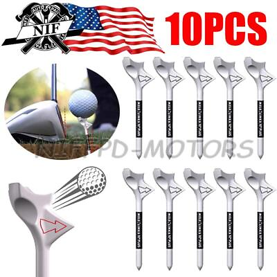 #ad 10 Degree Golf Tees Increases Speed Stand Balls Support Base Golf Holder Kit US $10.59