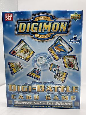 #ad DIGIMON DIGI BATTLE STARTER SET CARD DECK 1st EDITION🔥 Factory Sealed UpperDeck $26.99