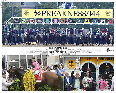 #ad WAR OF WILL PREAKNESS STAKES 2019 PHOTO 10 X 8 $14.25