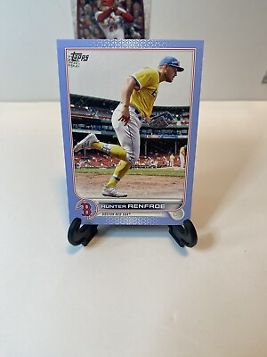 #ad 2022 Topps Series 1 Hunter Renfroe Fathers Day Blue 50 Red Sox #174 Brewers $7.99