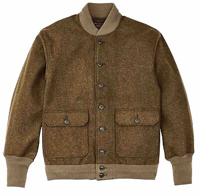 #ad Filson CCC Wool Bomber 20263385 Marsh Olive Dark Army Jacket Limited Civilian CC $99.99