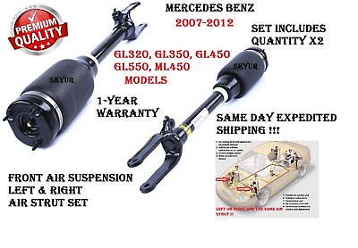 #ad MERCEDES GL320 GL350 GL450 GL550 ML450 Front Left amp; Right Air Strut Assembly SET $699.99