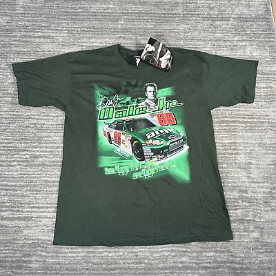 #ad NWT Dale Earnhardt Jr Nascar Racing Car T Shirt Youth Large Amp Energy Graphic $21.50