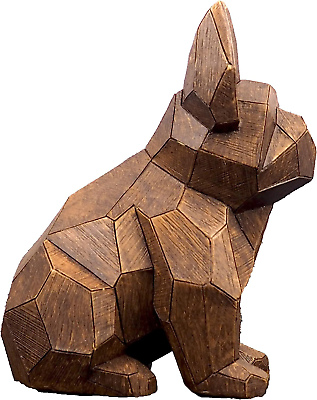 #ad Dog Home Decor Statue Rustic Home Decorations for Living Room Boho Sculpture Re $53.89