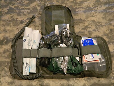#ad Complete US MILITARY ACU IFAK POUCH W INSERT KIT w SUPPLIES Plus Some Extras $38.00