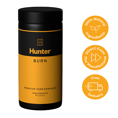 #ad Hunter Burn Premium Fat Burner 180 capsules BUY DIRECT $90.00
