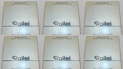 #ad 6 ROLLEI P37 CAROUSEL SLIDE PROJECTOR TRAYS MAGAZINE LOT NEW OLD STOCK CPICS $32.50