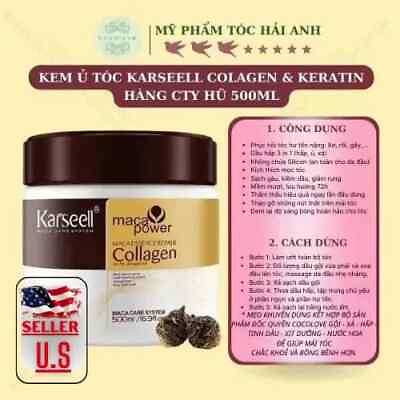 #ad Karseell Hair Repair Mask Argan Oil Conditioning Collagen Keratin Detox Damage $21.20