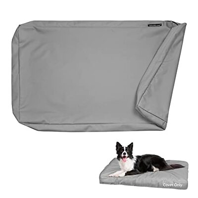 #ad Waterproof Dog Bed Cover Canvas Washable Dog 48”Lx36”Wx4”H Gray with Canvas $41.10