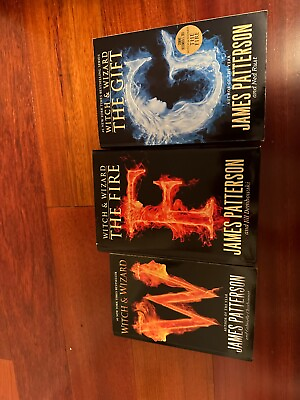 #ad WITCH amp; WIZARD by James Patterson: 3 Book W G F Series Lot 2 PB 1 Hardcover $8.35