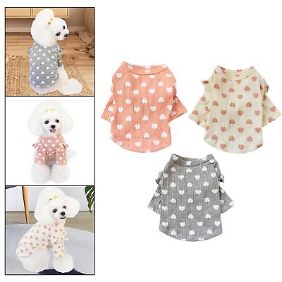 #ad Teddy Pet Dog Clothing Easy to Wear Puppy Clothes for Pet Supplies Puppy Cat $9.69