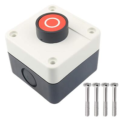 #ad Nxtop Push Button Switch Station Momentary NC Red 400V 10A 6A $13.79