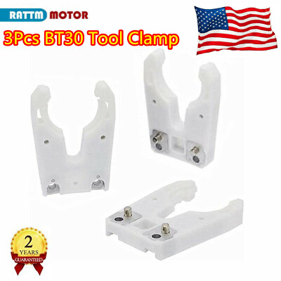 #ad 【USA】 3Pcs BT30 Tool Holder Clamp Claw ATC Spindle AutomatiC Tool Changer Clamp $22.00