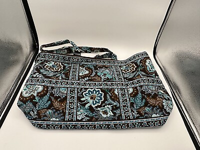 #ad Vera Bradley Tote Java blue Large Size Retired. Excellent Condition $105.74
