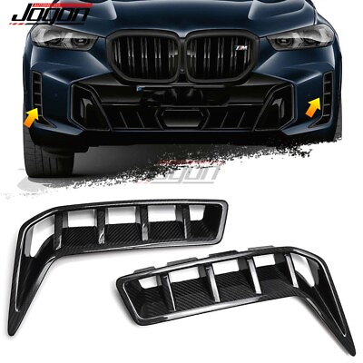 #ad Real Carbon For BMW X5 G05 M60i M Sport 2023 Side Fender Air Vent Cover Spoiler $222.10