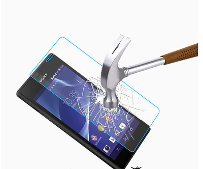 #ad NEW Tempered Glass Protective Screen Protector Film for Sony Xperia C4 USA $7.90