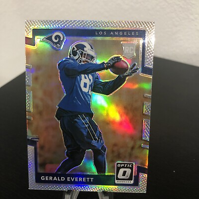 #ad Gerald Everett 2017 Donruss Optic Silver Prizm Rookie Seattle Seahawks $1.49