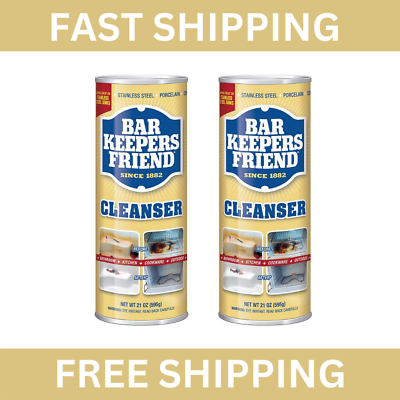#ad Bar Keepers Friend 21 oz. All Purpose Cleaner and Polish 2 Pack $6.18