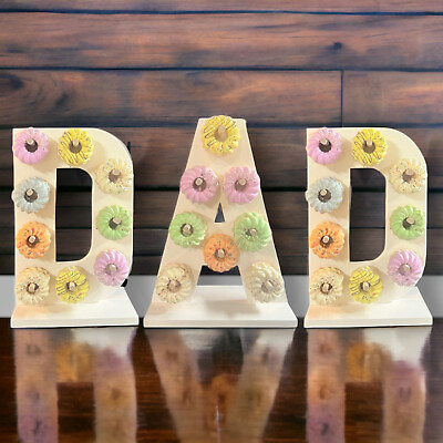 #ad Personalized quot;DADquot; Donut Wall Father#x27;s Birth Day Treat Stand $150.00