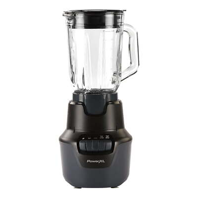 #ad PowerXL Boost Blender Plus 4 Speed 800 Watts 48 oz Glass Jar Black Home Kitchen $27.26