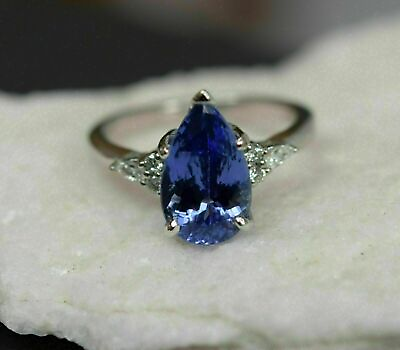 #ad 5.25 Ct Certified Blue Sapphire 925 Sterling Silver Handmade Ring Gift $60.00