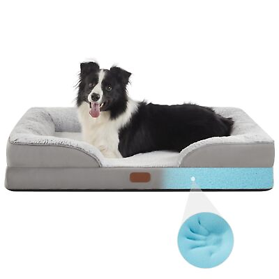 #ad Dokdogs Large Dog Bed Waterproof Memory Foam Dog Beds for Large Dogs Large Si... $59.99