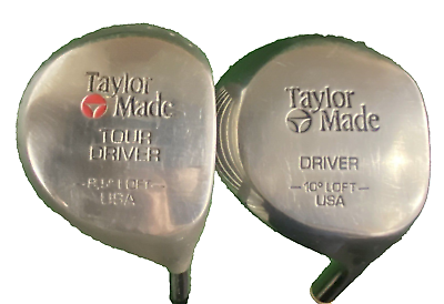 #ad TaylorMade Driver Two Pack 8.5* Tour Preferred amp; 10* Pittsburgh Persimmon Steel $37.95