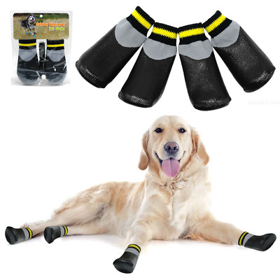 #ad Anti slip Dog Shoes Waterproof Snow Rain Paw Boots Booties for Small Large Dogs $13.99