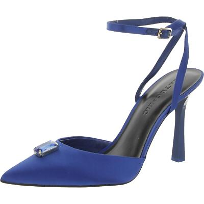 #ad INC Womens Victoria Embellished Ankle Strap Shoes BHFO 4674 $30.88