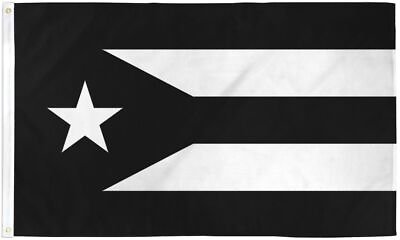 #ad Black Puerto Rico 3x5FT Flag US Commonwealth Caribbean Man Cave Bandera Latin $12.99
