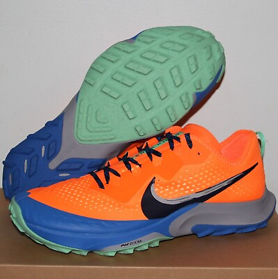 #ad Nike Zoom Terra Kiger 7 Trail Running Shoes Mens 11 11.5 12 Orange CW6062 800 $99.99