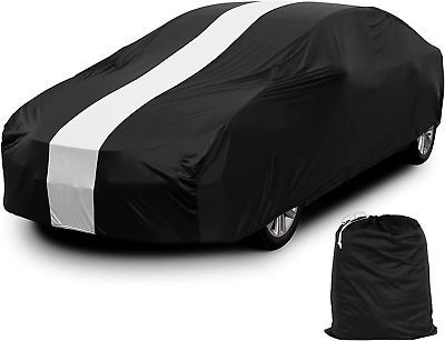 #ad Car Cover Indoor Dustproof Sedan Stretch Cover Universal Fit 177 193 Inch inside $84.99