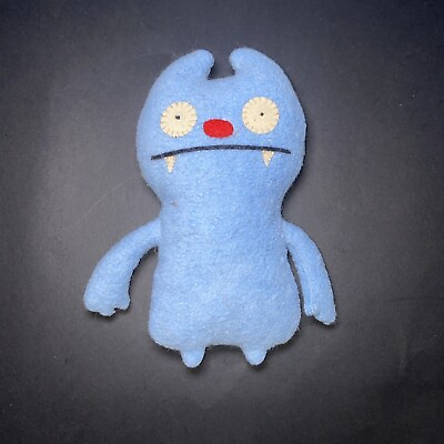 #ad Uglydoll Little Uglys Plush Blue GATO DELUXE Doll 7quot; Toy Lovey Fangs Red Nose $9.99
