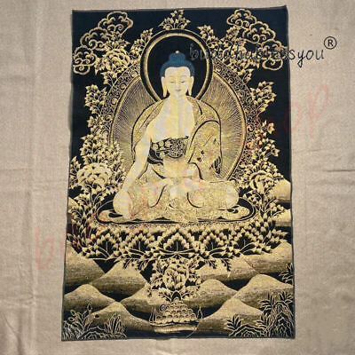 #ad Thangka exquisite Tibetan Thangka Buddha Religion household crafts auspicious $23.14