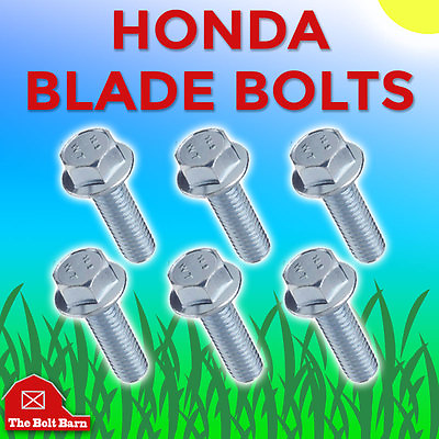 #ad 6 Blade Bolts Fits Honda # 90105 960 710 for 21quot; Cut Mower High Strength $11.20