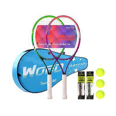 #ad 19quot; 23quot; 25quot; Kids Tennis Racket Junior Youth Tennis Racquet with Tennis Ball C... $78.97