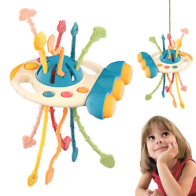 #ad Montessori Toys Interactive Pull String Pull String Toy Montessori for Baby Kids $18.22
