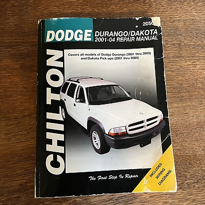 #ad Chilton#x27;s Dodge Durango Dakota 2001 04 Repair Manual 20500. $13.30