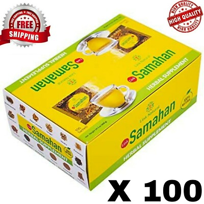 #ad 100 SAMAHAN Ayurveda Herbal Tea Natural Drink for Cough amp; Cold remedy Ceylon Tea $47.49