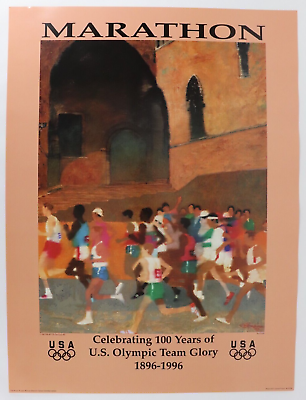 #ad Vintage Official Atlanta 1996 Celebrating 100 Years of US Olympics $19.99