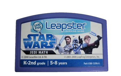 #ad Leap Frog Video Game Star Wars Jedi Math Educational Learning K 2 Leapster $1.37